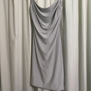 Brand new!!Grey mini slip dress - saints 21 size Medium open back - perfect fit